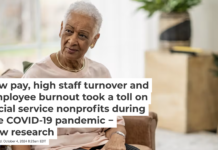 Professional caregivers do essential work but often earn low wages. FatCamera/E+ via Getty Images
